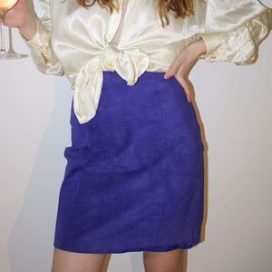 THE LIMITED🔮vintage suede skirt